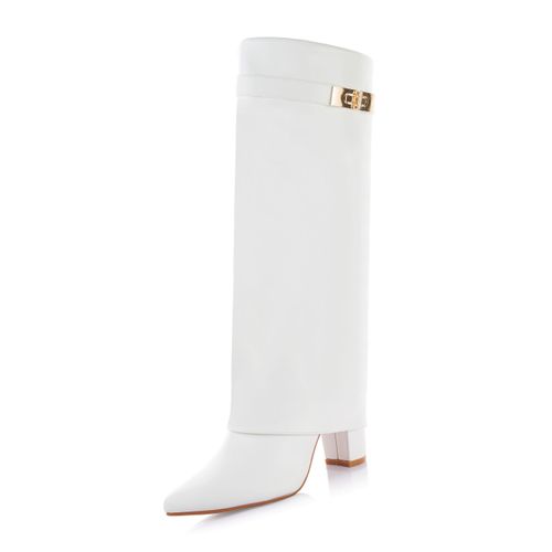 Soft Leather Buckle Boot