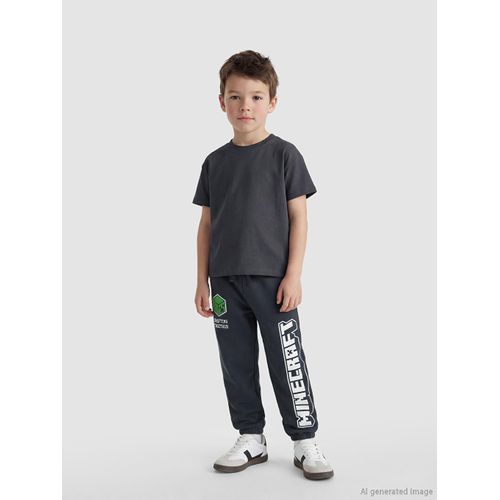 Minecraft Printed Boy's Jogger Sweatpants