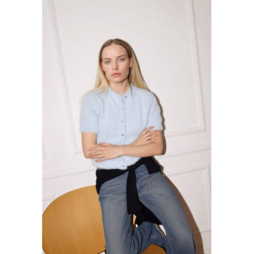 Regular Fit Crew Neck Knitwear Cardigan