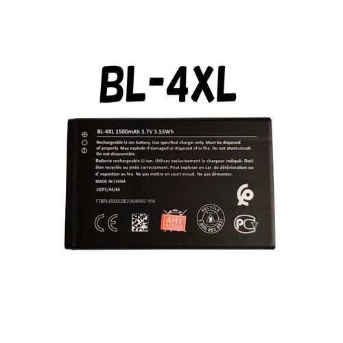 Rechargeable Lithium-ion Battery Model (BL-4XL) - Compatible with Nokia phones such as Nokia 6300 4G, Nokia 8000 4G
