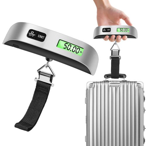 Digital Luggage Scale, 11 Pounds Capacity, LCD Display, Black