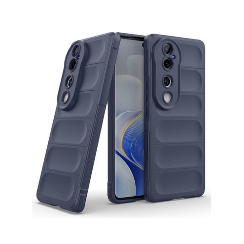 Premium Protection Back Silicone Case Compatible with Vivo V40 5GV40 Pro 5G Magic Shield Shockproof Case with Camera Protection Blue