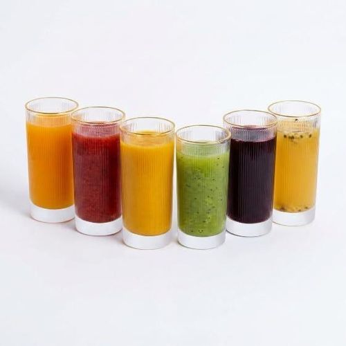 Acrylic Round Cups for Drinks and Hospitality 6 Pieces, Round Design, Dining And Home, Daily Use, Drinks Serving