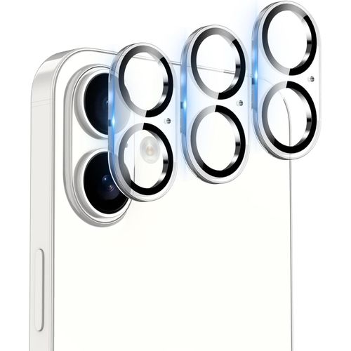 2025 New Upgrade for 3 pack iPhone 17 Camera Lens Protector-Tempered Glass Cover, 9H+ Shatterproof/Anti-scratch/Maintains Original Clarity/Easy to Install