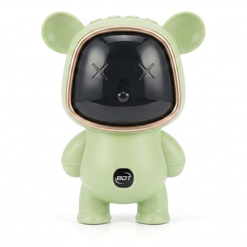 Astronaut Bluetooth Speaker – 5W – RGB Lights – USB/TF – Type-C – Portable – Green