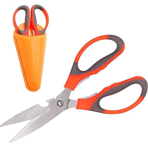 Kitchen scissors - scissors of stainless steel sharp acute and multi -use perfect for preparing chicken fish and herbs and more efficiently Model2