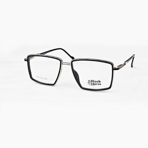 Men’s Optical Eyeglasses Metal & TR Frame – Square Design – No Nose Pads – Lightweight & Comfortable