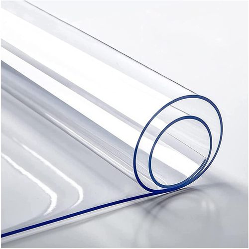 JXFS Transparent Waterproof Material Table Protector PVC Protector for Kitchen Tables Waterproof Wear-Resistant Heat Resistant Suitable for Kitchen Garden