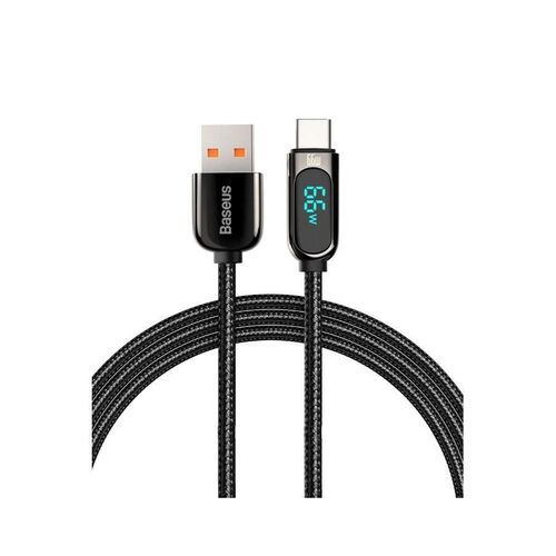 Baseus Display Fast Charging Data Cable USB To Type-C (66W - 1m) black