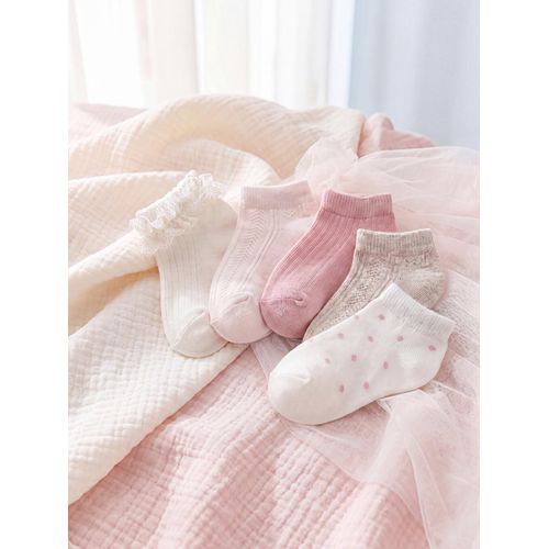 Baby Girl Bootie Socks 5-Pack