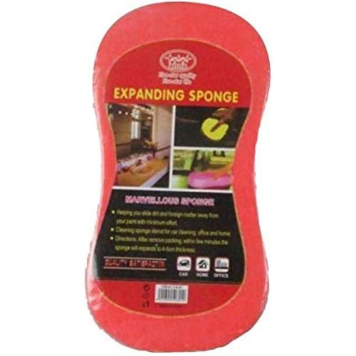 Anns E*panding Cleaning Sponge - Red