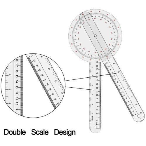 Transparent Plastic Goniometer