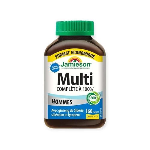 100% Complete Multi for Men with Siberian Ginseng, Selenium & Lycopene - 160 Caplets