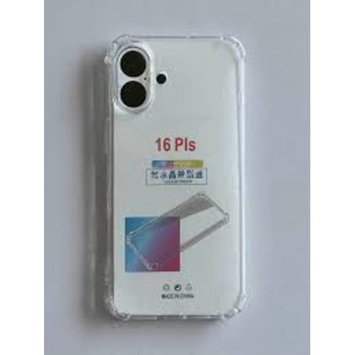 Apple iphone 16 Plus Cover Clear Transparent Shockproof Tpu Soft Cover Case