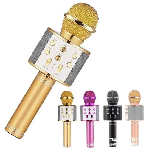 Wireless Karaoke Microphone with Built-in Speaker & Bluetooth – Rechargeable for Kids & Adults