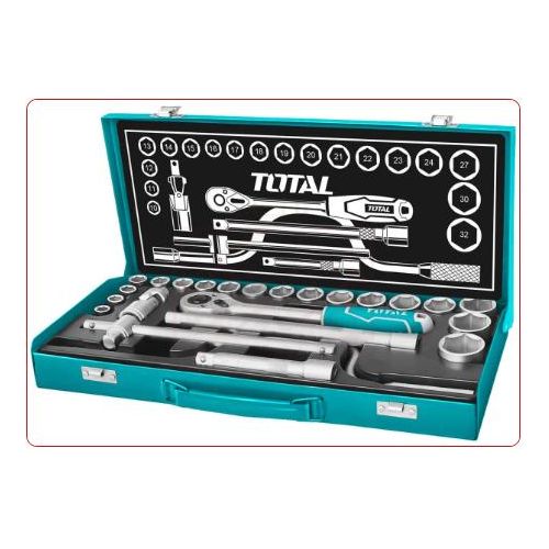 THT141253 – 24-Piece 1/2 Socket Set in Metal Case