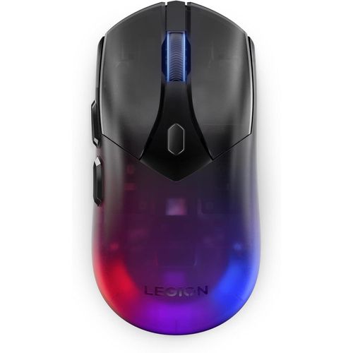 Legion M410 Wireless RGB Gaming Mouse, Ambidextrous with 6 Programmable Buttons, Up to 16000 DPI with 4 Levels DPI Switch, 2-Zone Programmable RGB, 30 Million Clicks, Black, 1Yr Warranty