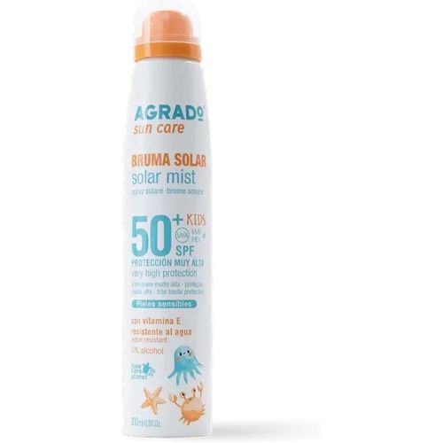 Moisturizing Sunscreen with Different Sun Protection Factors SPF UVA UVB Spray Waterproof Light Texture Invisible 200 ml - (Spray Kids 50+)