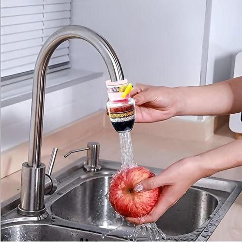 Tap Water Purifier Filter Faucet 6 Layer Activated Carbon Filtration Water Softener For Drinking Cartridge Alkaline Taps For Kitchen Sink Bathroom Wash Basin