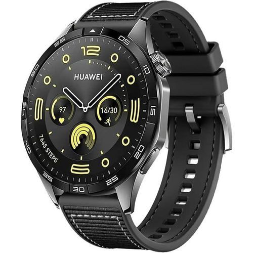 22mm Strap Compatible with Huawei Watch GT4 46mm/Watch 4 Pro/Watch 4/Watch Ultimate/Watch Buds, Braided Soft Nylon Silicone Sport Strap Replacement for Huawei Watch 3 Pro