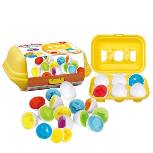 NumberMatchingEggsGame–6EducationalPiecesforKids–NumberMatchingEggGame–6ColorfulEducationalEggs–NumberandColorLearningToy
