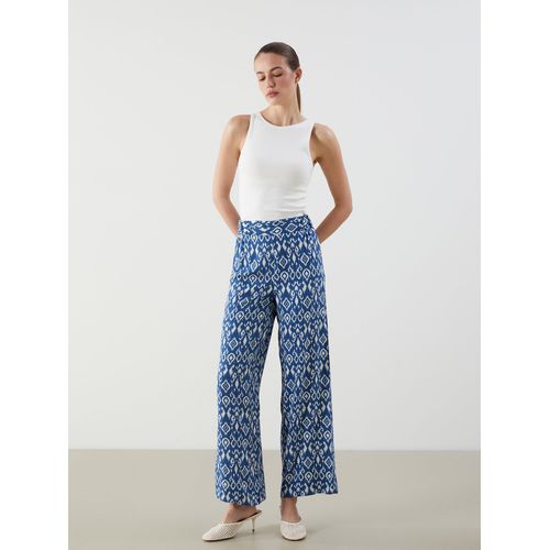 Elasticated Waist Patterned Women's Trousers