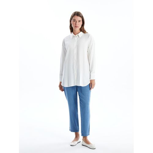 Elastic Waist Carrot Fit Women's Jean Trousers