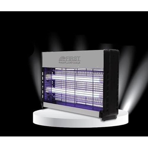 FIRST 40cm Stainless Electric Mosquito Killer – 2x24W Powerful Zapper Mesh & Attraction UV Light, Efficient & Safe for Home & Office Use