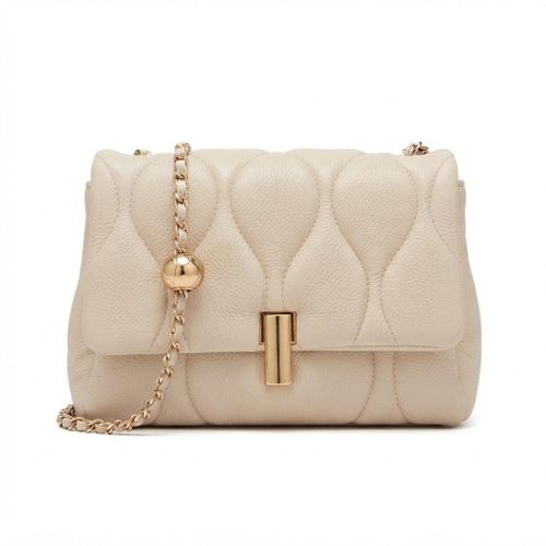 Women’s Quilted Shoulder Bag with Gold Chain – Elegant for Casual Outings & Evening Wear