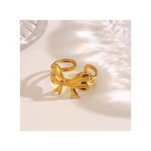Women's Open Ring - Stainless Steel Modern Adjustable Band
