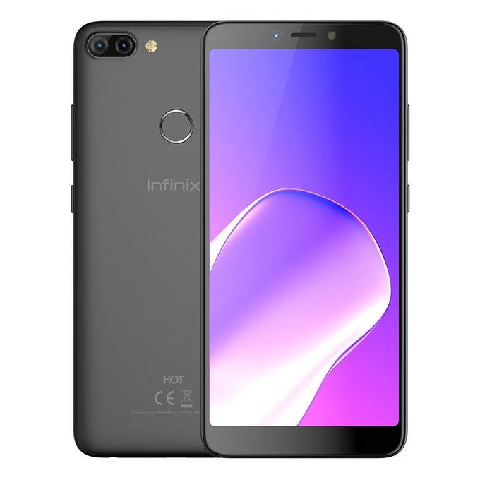 X608 Hot 6 Pro - موبايل 6.0 بوصة - 16 جيجا - أسود