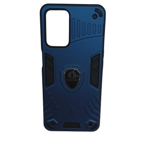 Heavy Duty Dual Layer Shockproof Cover Matte Back Hard Cover for Oppo A55 - BLUE