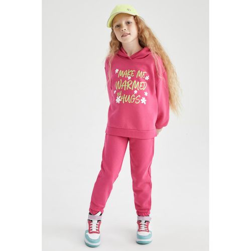 Girl Regular Fit Knitted Set - Fuchsia