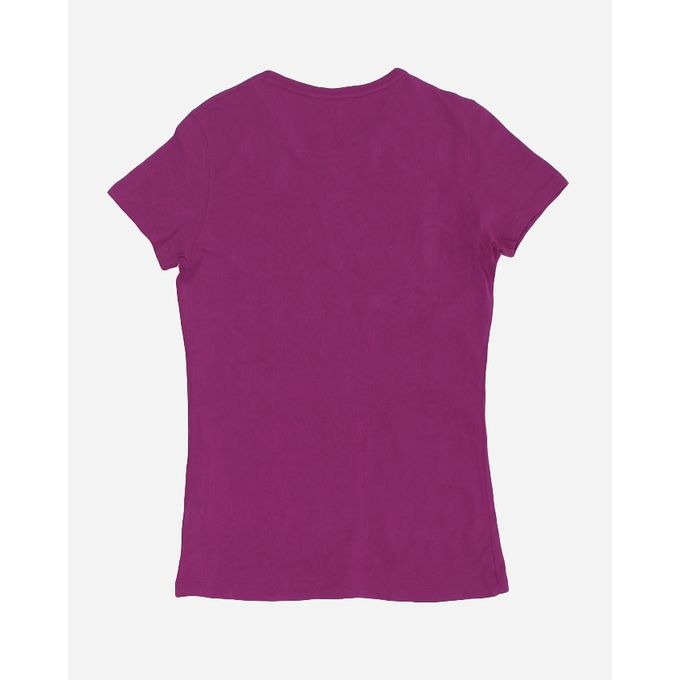 Compact Packed Half Sleeves T-Shirt - Purple