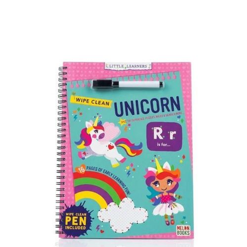 كتاب أنشطة يونيكورن قابل للمسح سلسلة المتعلمين الصغار