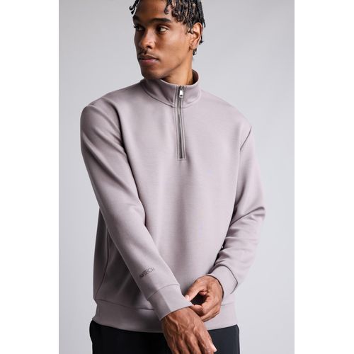 Ultra Soft Standard Fit Half Zipper Modal Basic Sweatshirt