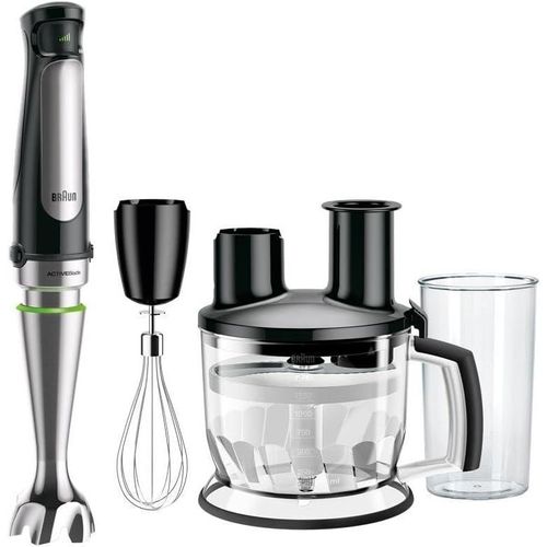 MultiQuick 7 Hand Blender MQ7075X, Black, 1000W, Mixer, ActiveBlade System, EasyClick Plus System, Splash Control.