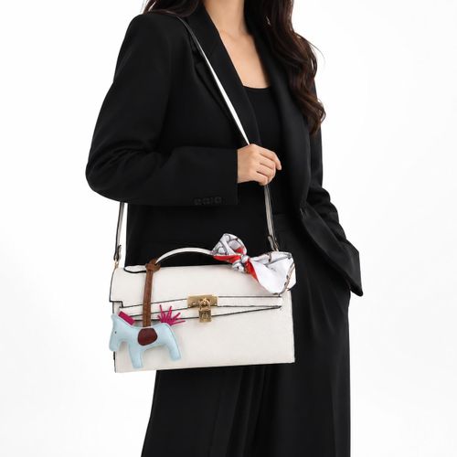 Women’s Studded Clutch Bag with Detachable Shoulder Chain and Wrist Strap, Zipper Evening Crossbody Purse