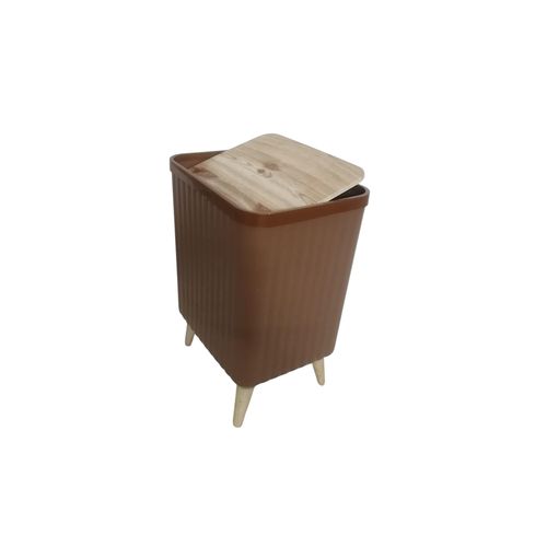 Waste Basket With Polygon Design