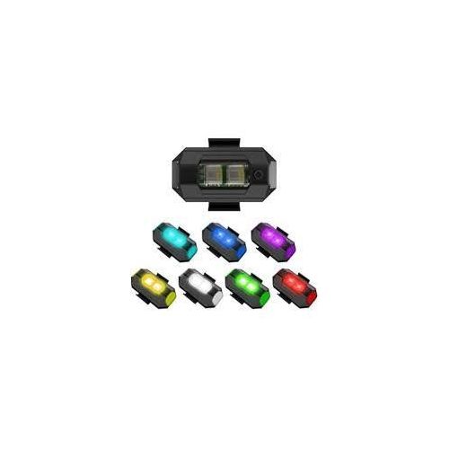 PBTA Safety Signal Warning Blinking Strobe Multicolour Led Light with USB Rechargeable Multipurpose IP67 Waterproof - 2 Piece