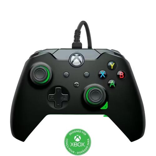 Wired Xbox Controller for Series X-S, One & PC – Neon Black