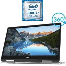 Inspiron 7573 Convertible 2-in-1 X360 Laptop - Intel Core I7 - 16GB RAM - 512GB SSD - 15.6&quot; 4K UHD Touch - 2GB Nvidia GPU - Windows 10 - Silver - English Keyboard