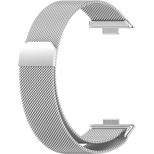 Stainless Steel Watch Band For Huawei Fit 3 Stylish Metal And Mesh Band Alternative For Men And Women Silver