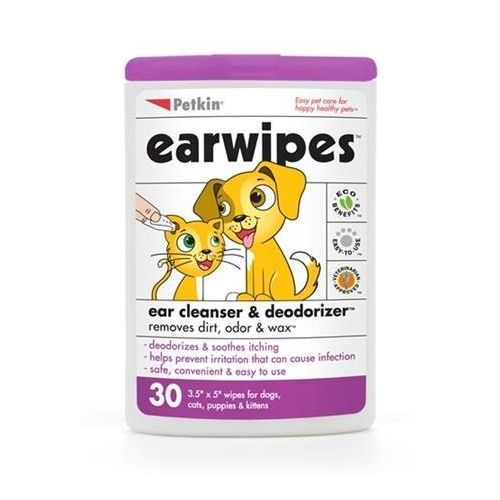 Pet Ear Cleaning Wipes for Dogs and Cats 30 Pieces