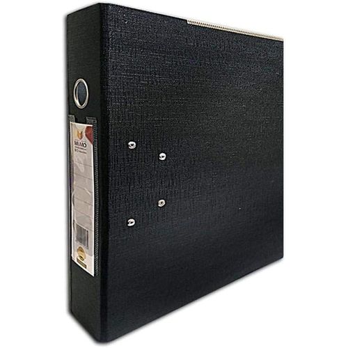 Memo Lever Arch File (Black, 8cm) - 12 Pieces