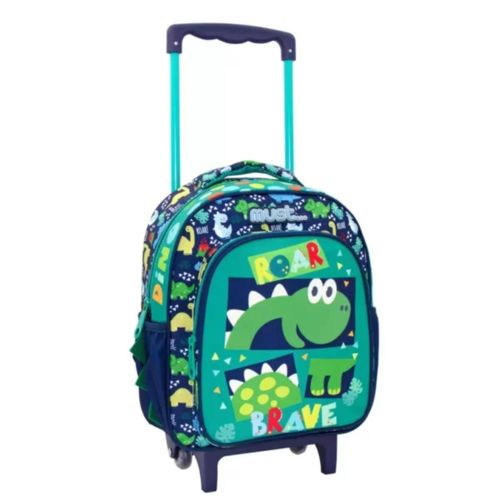 KINDERGARTEN TROLLEY BACKPACK DINO ROAR 2 CASES