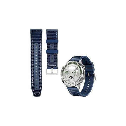 Strap Sport Band 22MM For Watch GT6 46mm 2026 Huawei Watch Nylon Strap Wristband Soft Silicone blue