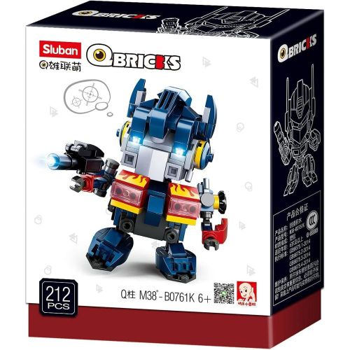 مجموعة قطع قوالب Qbricks Optimus Prime 212 قطعة - M38-B0761K