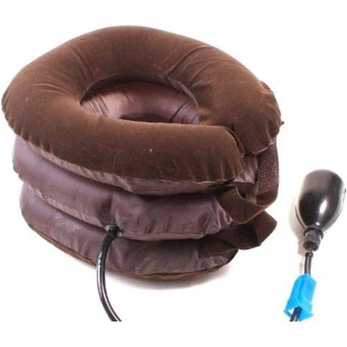 وسادة رقبة قابلة للنفخ توفر دعم للفقرات العنقية قابلة للتعديل ومريحة للاستخدام المنزلي