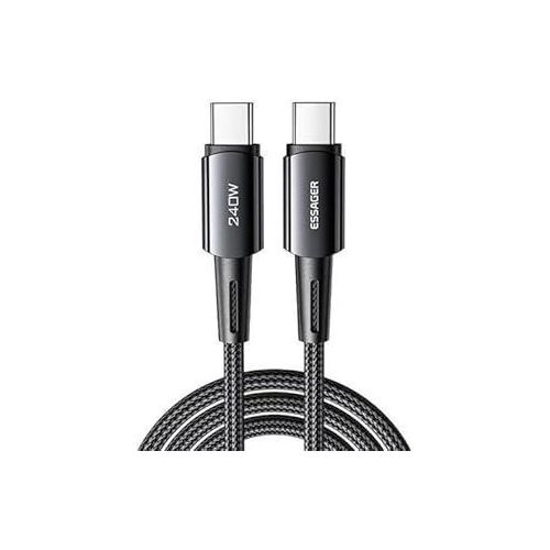 Essager 240W Fast Charging Cable a USB C to USB C cord with PD 31 technology for fast charging of laptops MacBook ProAir iPad Pro and all phones that support PD The cable length is 2 meters
